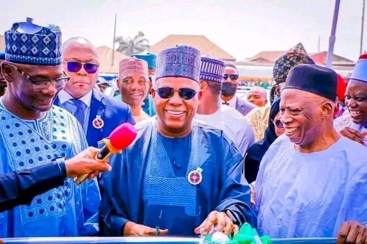 Vice president shettima visits Nasarawa State,commission projects.