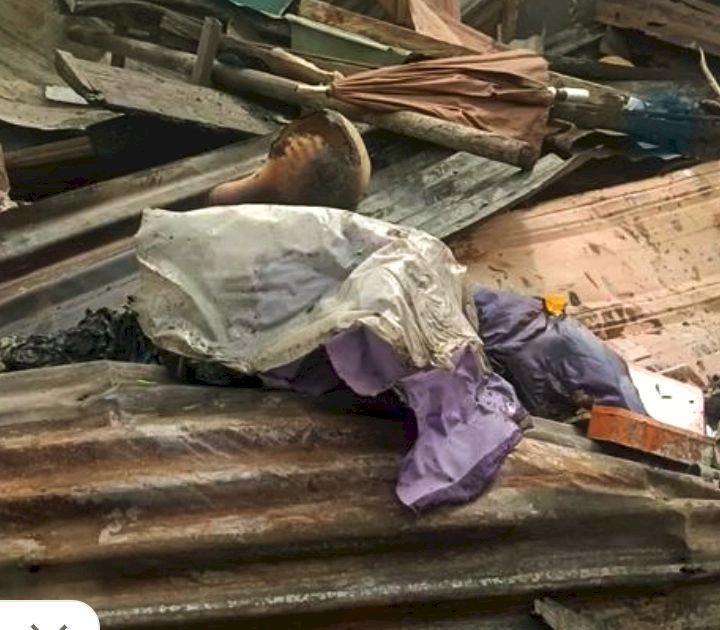 BREAKING: Millions of Naira lost as fire guts Ibadan market.