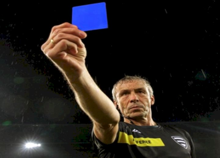 JUST-IN:Football set to introduce blue card.