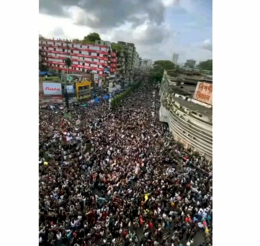 Bangladesh Prime Minister flees as protesters invade her palace.