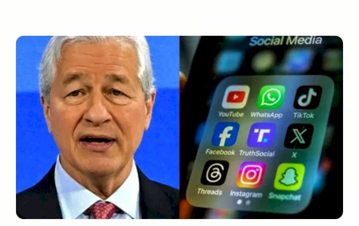 Spend less time on TikTok and Facebook,Read Books Instead---Jamie Dimon warns young people.