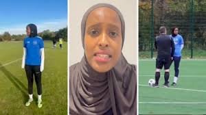 FA apologises to Muslim female football player after male referee banned her from playing because she refused to wear shorts