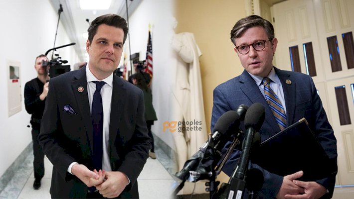 House speaker opposes release of report on Gaetz’s alleged sex trafficking