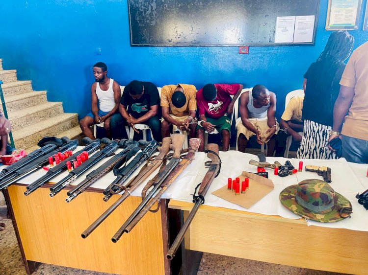 Police arrest three during c*lt meeting in Edo, recover @rms and ammunition