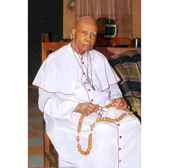 Oldest Catholic Priest in Nigeria, Monsignor Thomas Oleghe, passes away at age 104