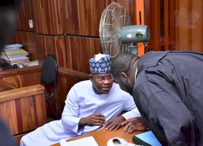 Former Kogi Gov. Yahaya Bello pleads not guilty to 16-count charge