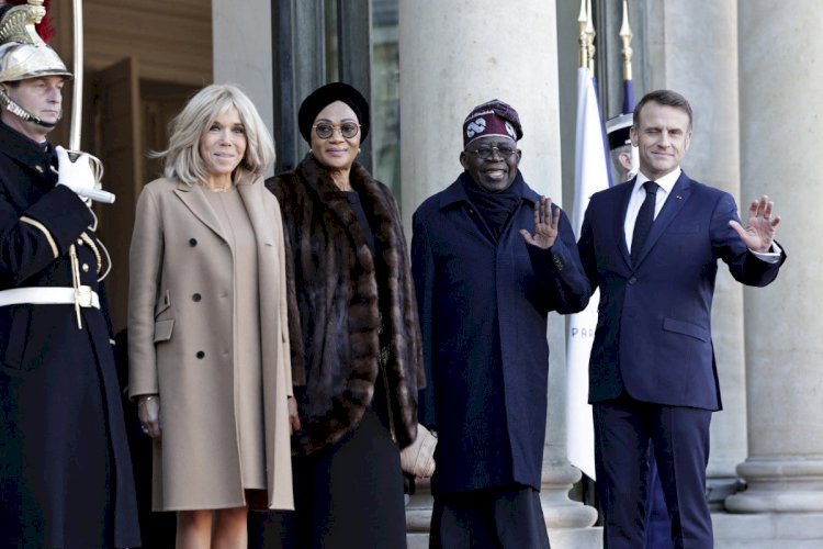 French President Macron receives Tinubu