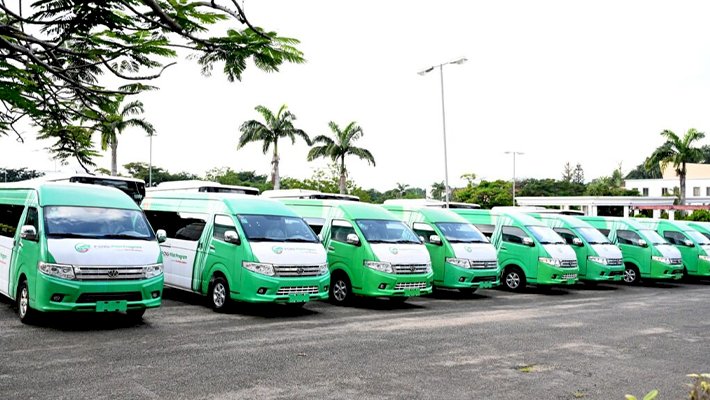 FG hands over 15 CNG buses to transport unions