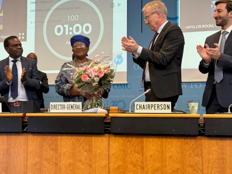 Okonjo-Iweala reappointed for second term as DG of World Trade Organization