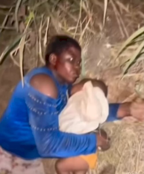 Woman badly beaten by her husband and kicked out with their baby, rescued (video)