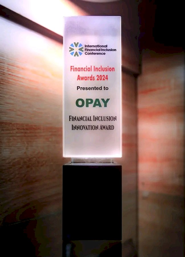 CBN Awards OPay for Financial Inclusion Innovation