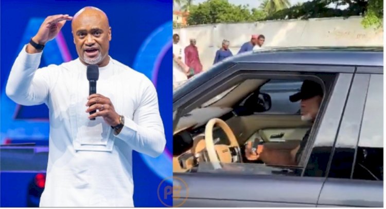 Pst Paul Adefarasin allegedly brandishes pistol at car spotter filming his Range Rover.